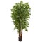 Nearly Natural 5.5' Parlour Artificial Palm Tree in Black Pot